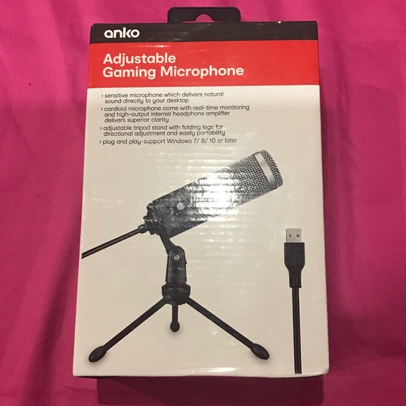 anko Video Games & Consoles Anko Adjustable Gaming Microphone Brand